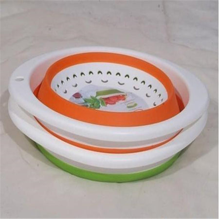 Multifunctional foldable vegetable and fruit basket