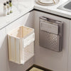 Household Kitchen Folding Trash Can Wall Hanging Punch-free Trash Can