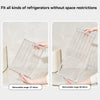 Adjustable Refrigerator Shelf Detachable Plastic Fridge Layered Separator Shelf Transparent Desktop Rack Space Save Organizer