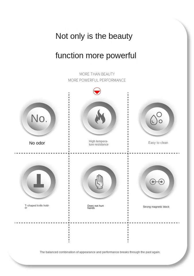 Acacia double-sided magnetic kitchen knife holder multi-functional knife storage rack magnetic knife holder