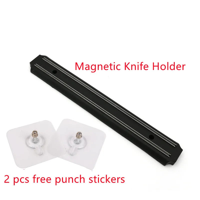 Magnetic Knife Holder Wall-mounted Kitchen Magnet Magnet Convenient and Practical Knife Holder Punch Free