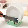 1PC Plastic Pot Lid Holder Bracket Shelf Kitchen Pot Lid Holder No Drilling Required Countertop Organizer for Pan Covers