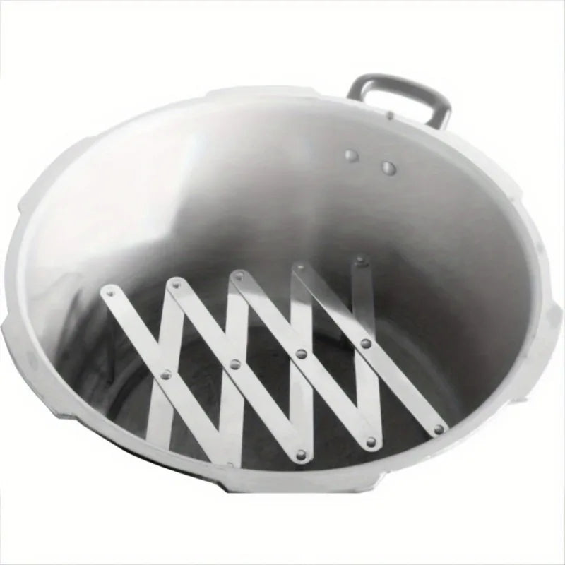 1pc Multifunctional Lid Holder Retractable Pot Lid Holder Kitchen Drain Rack Storage Rack Pot Lid Organization