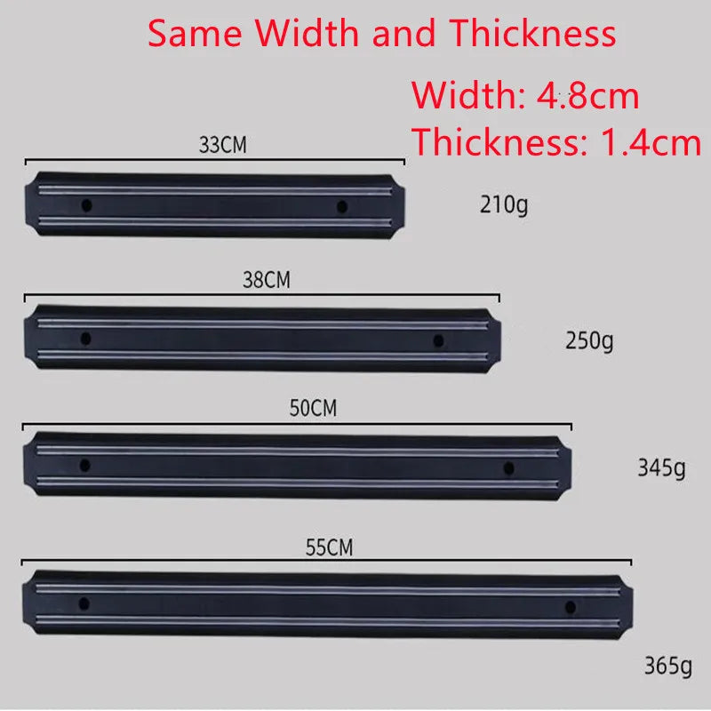 Magnetic Knife Holder Wall-mounted Kitchen Magnet Magnet Convenient and Practical Knife Holder Punch Free