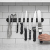 Kitchen Wall Mounted Magnetic Knife Holder Hardware Tools Absorbent Simple Multifunctional Shelf Plastic Stripe
