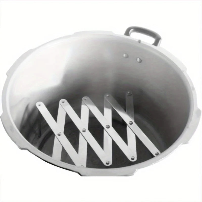 1pc Multifunctional Lid Holder Retractable Pot Lid Holder Kitchen Drain Rack Storage Rack Pot Lid Organization