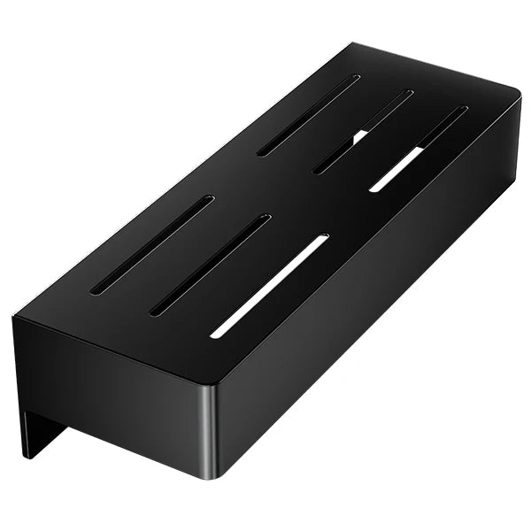 Strong Magnetic Shelves 2 Layers Black White Storage Rack Kitchen Plastic Spice Seasoning Organizer for Refrigerator Microwaves