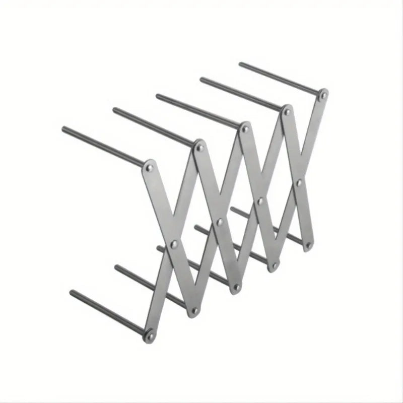 1pc Multifunctional Lid Holder Retractable Pot Lid Holder Kitchen Drain Rack Storage Rack Pot Lid Organization