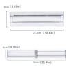 6Pcs Transparent Drawer Divider Adjustable Expandable Drawer Dividers, Suitable for Clothing, Kitchen Utensils and Office