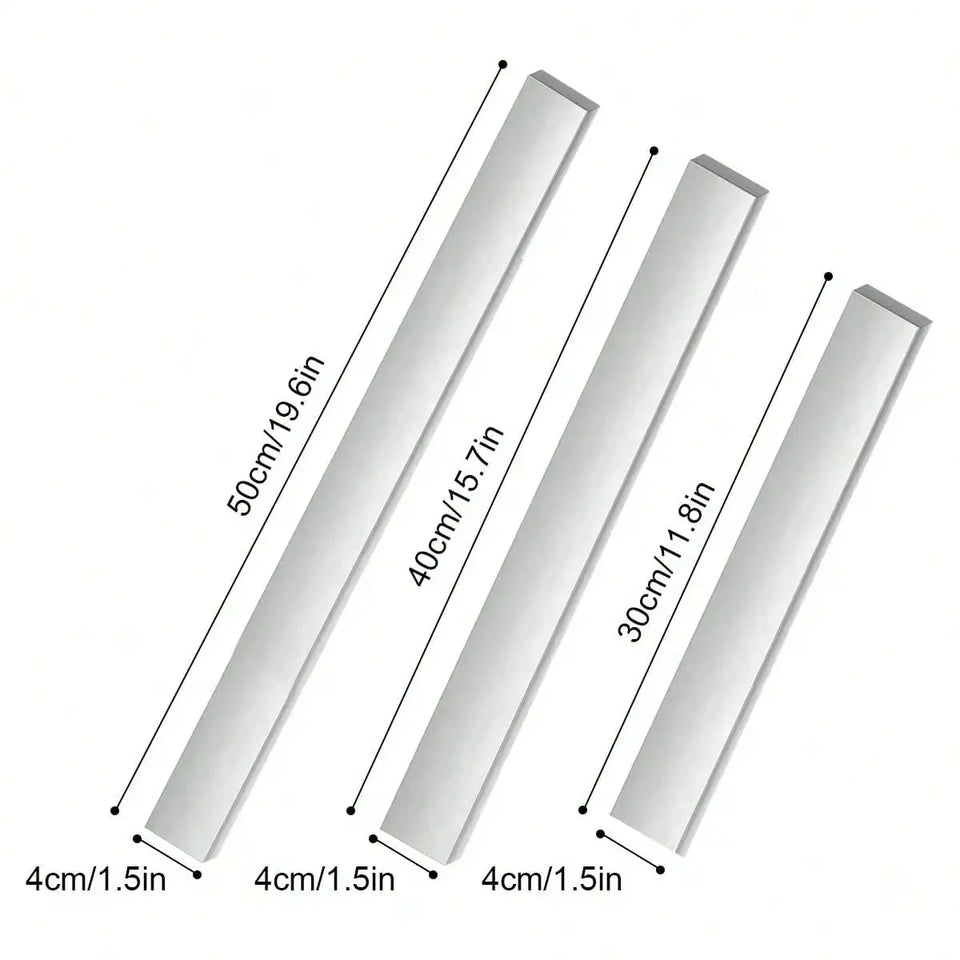 Multipurpose Magnetic Knife Holder - Stainless Steel Wall Rack Strip Kitchen Utensil Organizer