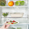 Adjustable Refrigerator Shelf Detachable Plastic Fridge Layered Separator Shelf Transparent Desktop Rack Space Save Organizer