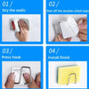 Kitchen Stainless Steel Sink Shelf Sponges Holders Adhesive Drain Drying Rack Wall Hooks Accessories Storage Organizer
