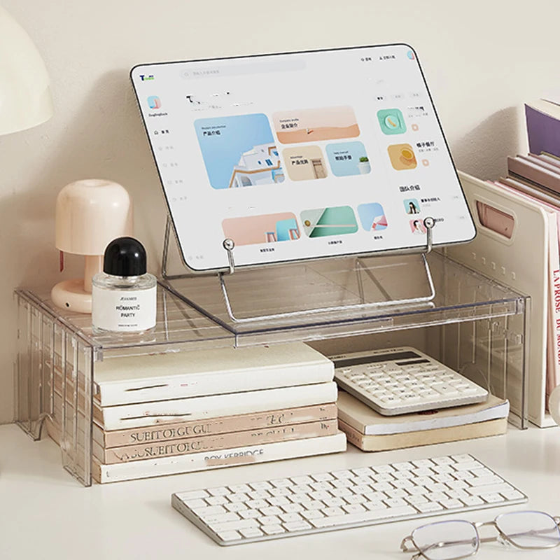 Adjustable Refrigerator Shelf Detachable Plastic Fridge Layered Separator Shelf Transparent Desktop Rack Space Save Organizer