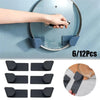 6/12 PCS Pot Lid Holder Self Adhesive Punch Free Holder for Pan Pot Cover Rack Plastic Kitchen Storage Rack Kitchen Organizer