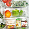 Adjustable Refrigerator Shelf Detachable Plastic Fridge Layered Separator Shelf Transparent Desktop Rack Space Save Organizer