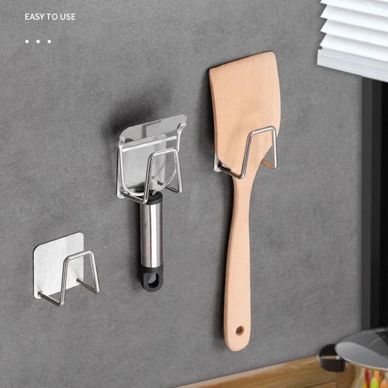 Kitchen Stainless Steel Sink Shelf Sponges Holders Adhesive Drain Drying Rack Wall Hooks Accessories Storage Organizer