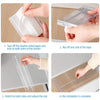 Multi-Pack Transparent Drawer Divider Adjustable Expandable Drawer Divider, Suitable for Clothing, Kitchen Utensils and Office