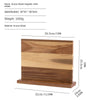 Acacia double-sided magnetic kitchen knife holder multi-functional knife storage rack magnetic knife holder