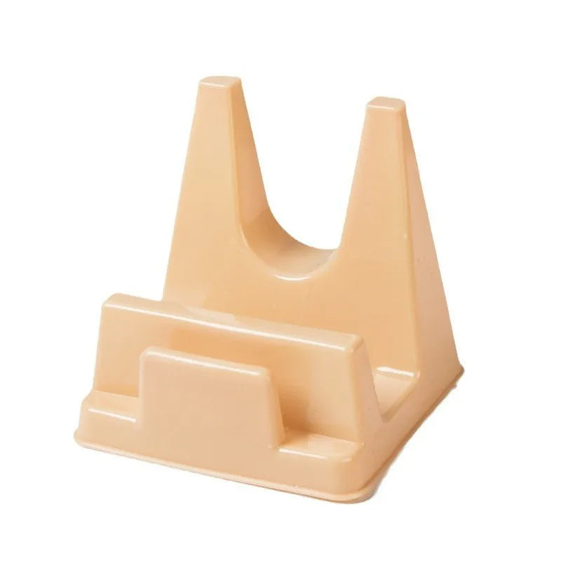 1PC Plastic Pot Lid Holder Bracket Shelf Kitchen Pot Lid Holder No Drilling Required Countertop Organizer for Pan Covers