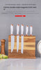 Acacia double-sided magnetic kitchen knife holder multi-functional knife storage rack magnetic knife holder