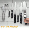Multipurpose Magnetic Knife Holder - Stainless Steel Wall Rack Strip Kitchen Utensil Organizer
