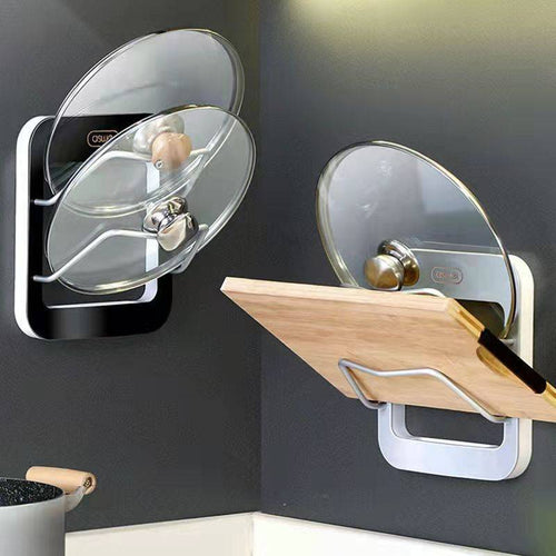 Punch-free Lid Rack Wall-mounted Home Chopping Board Holder